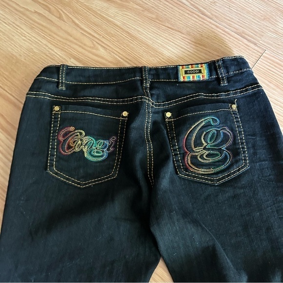 COOGI Dark Wash Low Rise Jeans Women’s 9/10 - Picture 6 of 11